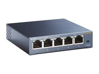 Switch TP-Link TL-SG105S switch 5x GLan, kov Switch TP-Link TL-SG105S switch 5x GLan, kov