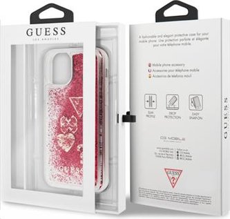 Pouzdro Guess pro iPhone 11 Raspberry (EU Blister)