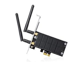Síťová karta TP-Link Archer T6E AC 1300 Dual Band, 400Mbps 2,4GHz/ 867Mbps 5GHz, PCI-e, odnímatelná anténa