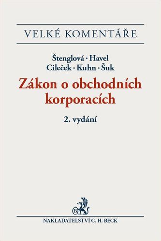 Zákon o obchodních korporacích, 2. vydání