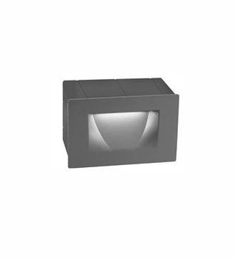Svítidlo Nova Luce KRYPTON S STEP GREY 4 schodišťové, IP 54, 3 W