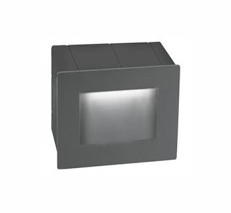 Svítidlo Nova Luce KRYPTON S STEP GREY 3 schodišťové, IP 54, 3 W
