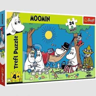 Puzzle 24 maxi Radosny dzień Muminków TREFL Puzzle 24 maxi Radosny dzień Muminków TREFL
