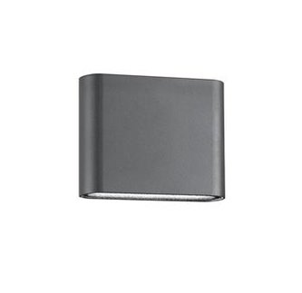 Svítidlo Nova Luce SOHO WALL GREY nástěnné, IP 54, 2x5 W