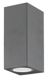 Svítidlo Nova Luce NERO S WALL GREY 2 nástěnné, IP 54, GU10