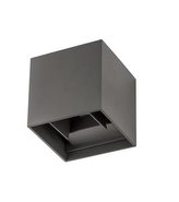 Svítidlo Nova Luce COMO S WALL GREY nástěnné, IP 54, 2x3 W