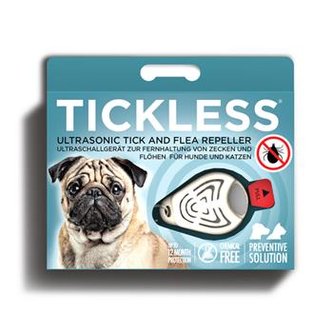 Ultrazvukový repelent TickLess Pet proti klíšťatům, béžový