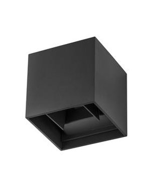 Svítidlo Nova Luce COMO S WALL BLACK nástěnné, IP 54, 2x3 W