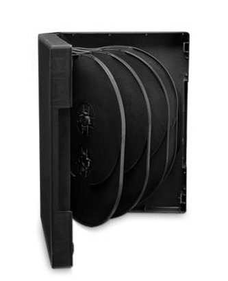 Obal 10 DVD 33mm černý - karton 50ks