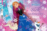 Blok techniczny A4/10K biały Frozen