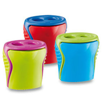 Ořezávátko Maped Boogy - s odpadní nádobkou 2 otvory, mix barev