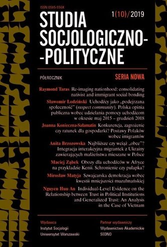 Studia Socjologiczno-Polityczne... nr 1(10)/2019 Studia Socjologiczno-Polityczne... nr 1(10)/2019