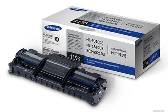MLT-D119S Toner pro "ML1610, 2010, 4521" tiskárny, SAMSUNG černá, 2 tisíc