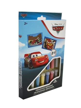 Pískování obrázků 2v1 Cars