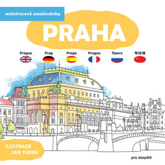 Praha - Antistresové omalovánky