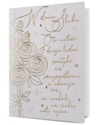 Karnet B6 Ślub HM-200-2082