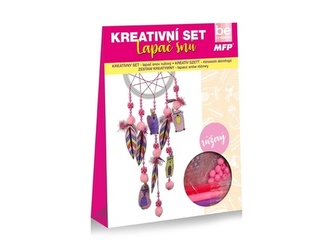 Kreativní set Lapač snů růžový