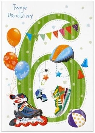 Karnet B6 Twoje urodziny HM-200-986