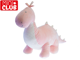 Dinosaurus plyšový 50cm růžový 0m+