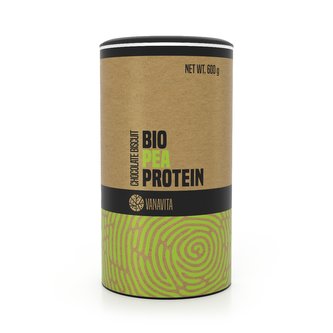 BIO Hrachový protein - VanaVita - caramel biscuit - 500 g
