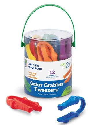 Zestaw 12 szt. Szczypce dla dzieci