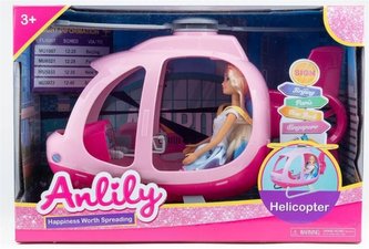 Lalka Anlily 30 cm w helikopterze