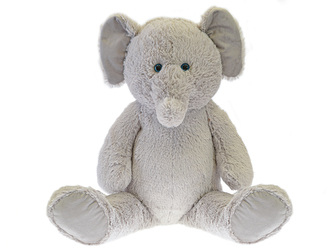 Slon plyšový 59cm sedící 0m+