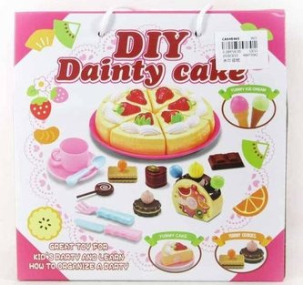 Zestaw urodzinowy tort + akcesoria