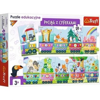 Puzzle Edukacyjne 20 Cyferki TREFL
