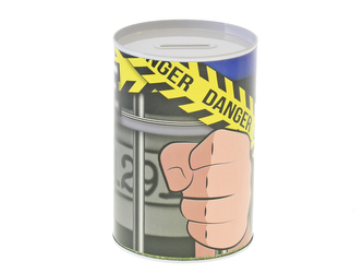 Pokladnička policie 8,5x12cm kov v sáčku