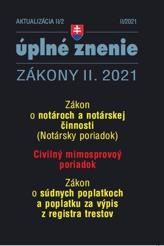 Aktualizácia II/2 2021