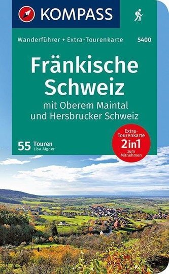 KOMPASS Wanderführer Fränkische Schweiz mit Oberem Maintal und Hersbrucker Schweiz
