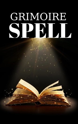 Grimoire Spell Journal |Hardcover|126 pages |6x9 -Inches