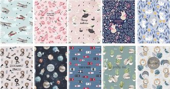 Zeszyt A5/32K linia podw. kol Megamix (10szt)