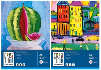 Blok do malowania A4/20K Creatino (10szt)