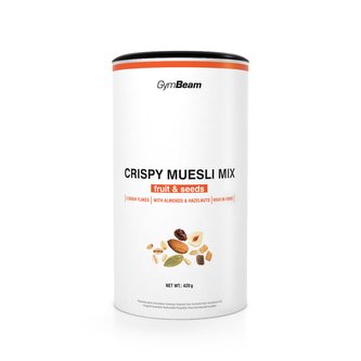 Crispy Muesli Mix - GymBeam - ovoce a semínka - 420 g