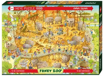 Puzzle 1000 Funky ZOO, Afrykańskie ZOO