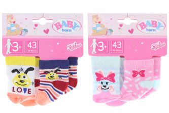 BABY born Ponožky (2 páry), 2 druhy, 43 cm