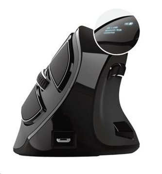 Myš Trust Voxx Rechargeable Ergonomic Wireless Mouse, ergonomická Myš Trust Voxx Rechargeable Ergonomic Wireless Mouse, ergonomická