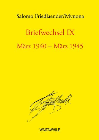 Briefwechsel IX