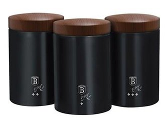 Dóza Berlingerhaus na potraviny sada 3 ks Ebony Line Rosewood