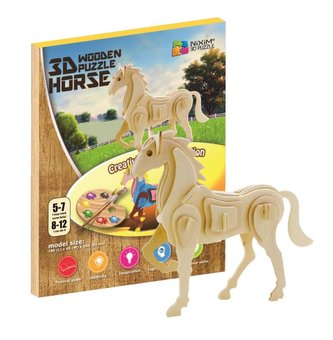NiXiM Dřevěné 3D puzzle - Kůň