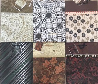 Torebka ozdobna laminowana PL-2 zestaw 40 grafika