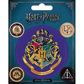 Sada samolepek Harry Potter - Bradavice