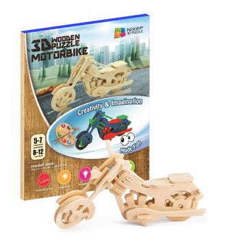 NiXiM Dřevěné 3D puzzle - Motorka NiXiM Dřevěné 3D puzzle - Motorka
