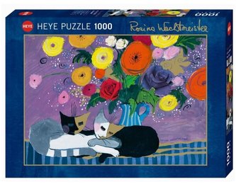 Puzzle 1000 Śpiące koty