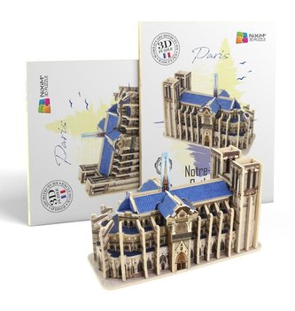NiXiM Dřevěné 3D puzzle - Katedrála Notre Dame NiXiM Dřevěné 3D puzzle - Katedrála Notre Dame