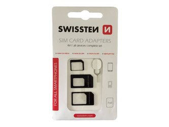 Adaptér SWISSTEN pro SIM karty 4in1