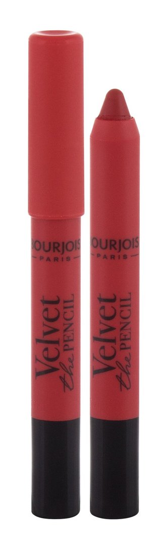 BOURJOIS Paris Velvet The Pencil Rtěnka 3 g 15 Rouge Escarmin pro ženy