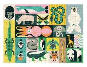 Puzzle 500 el. - Zwierzęta giganci